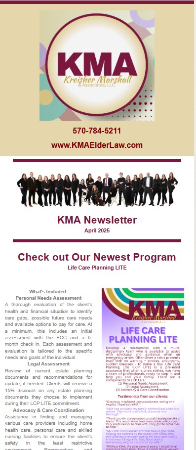 Newsletter April 2025