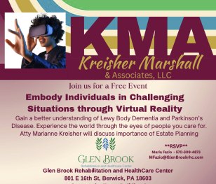 Glen Brook Virtual Reality speaking engagement flyer